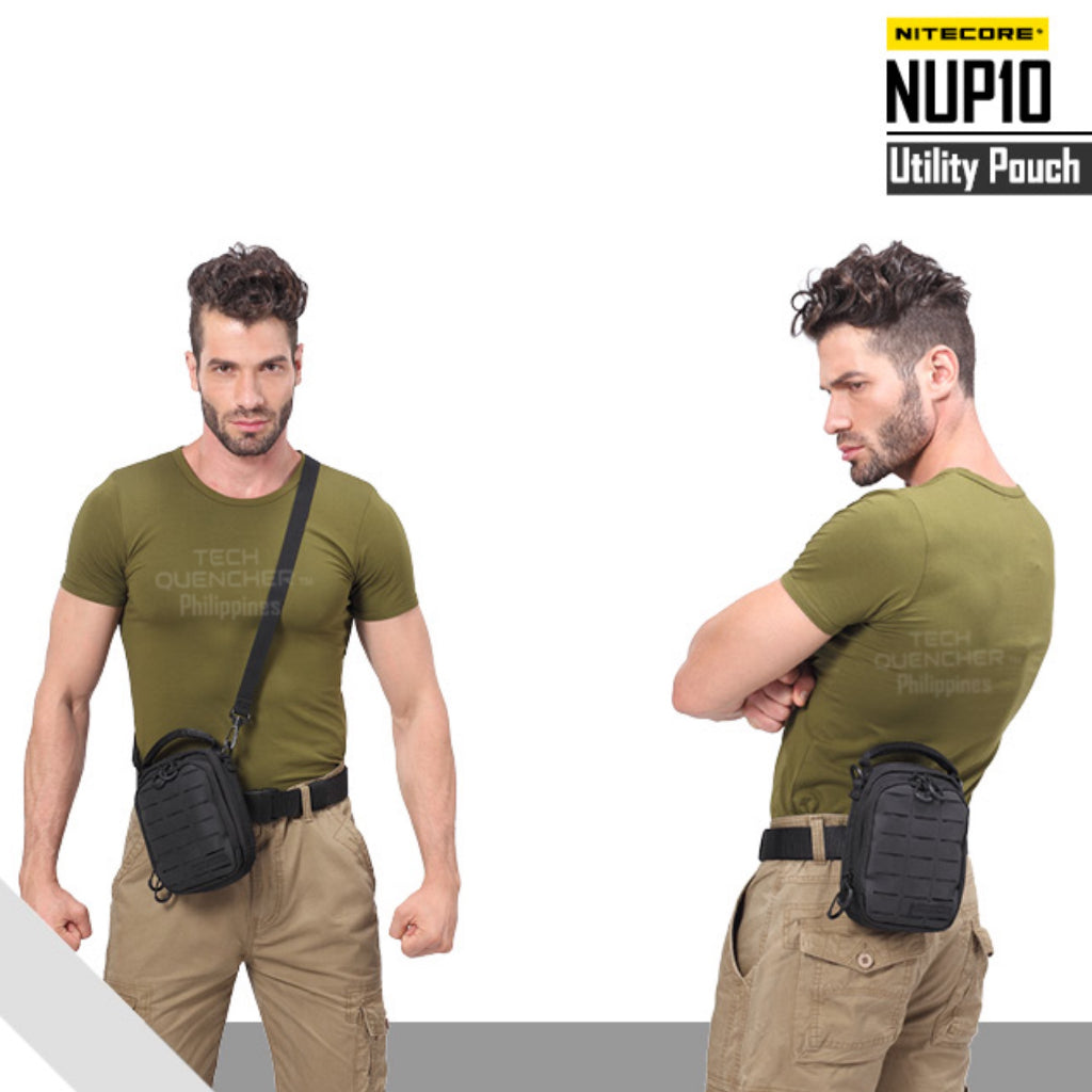 Nitecore NUP10 Utility Pouch - Hypalon Rubber  - Molle System - 1000D Fabric - EDC - Modular Bag