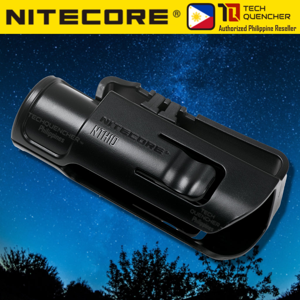 Nitecore NTH10 Holster -  Slim Profile Hard Holster -  Supports 1 inch - 25.4mm Diameter Flashlight