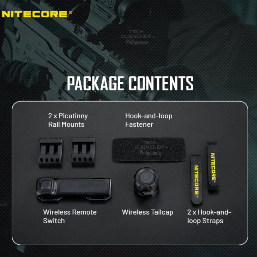Nitecore RSW2i WL Wireless Remote Switch Flashlight -  P35i P20ix P10iX P30i - Tactical EDC