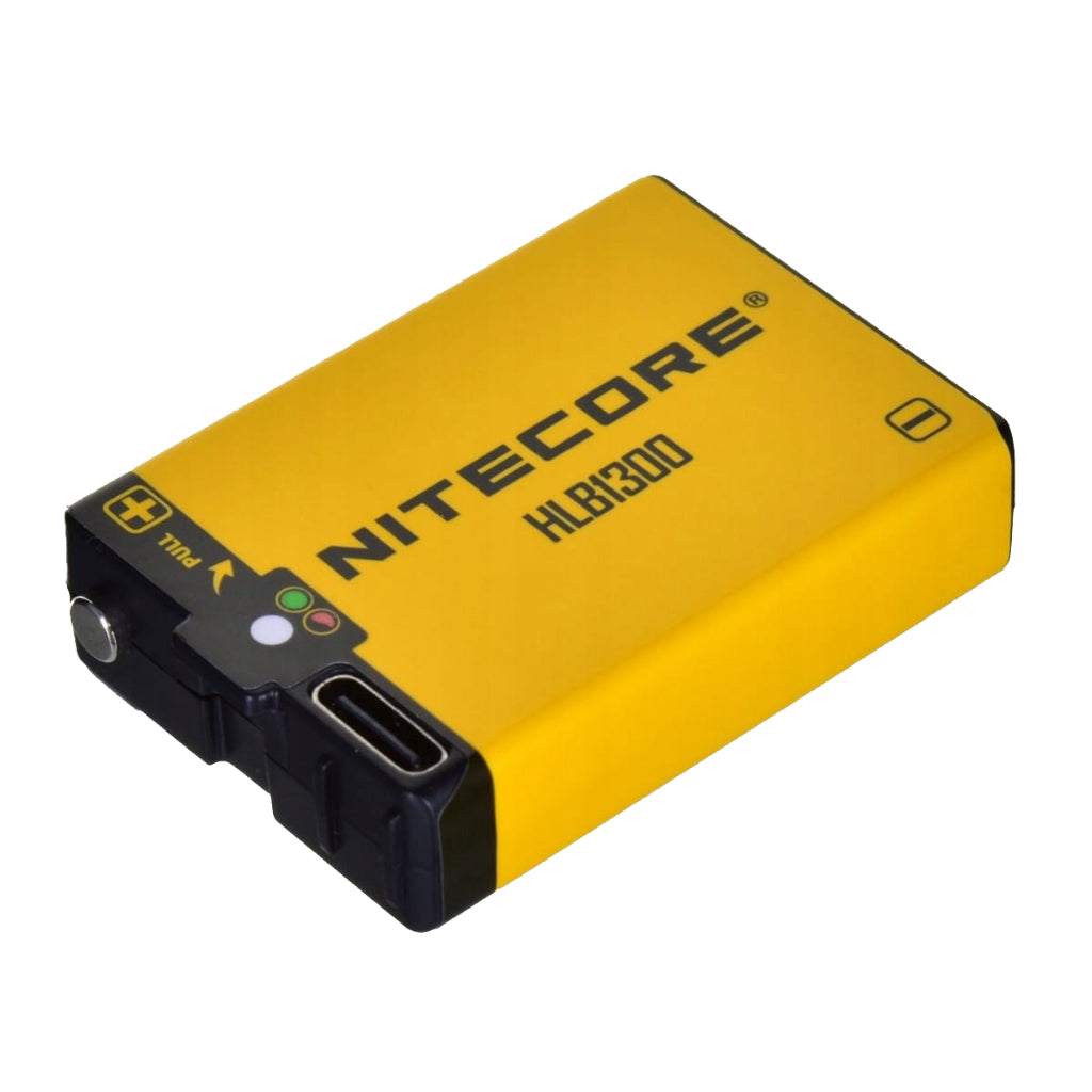 Nitecore HLB1300 Battery for UT27 - Bubble Lantern - HA13 - 1300mAh - USB-C - Light Indicator 3.7v