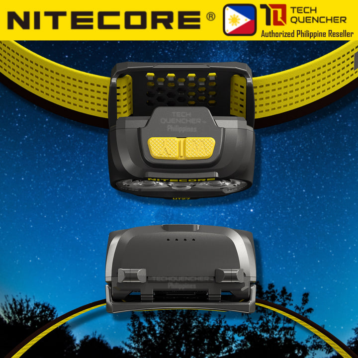 Nitecore UT27 800L V2 Headlamp 800 Lumens - USB-C Charging - Dual Power - Spotlight + Floodlight