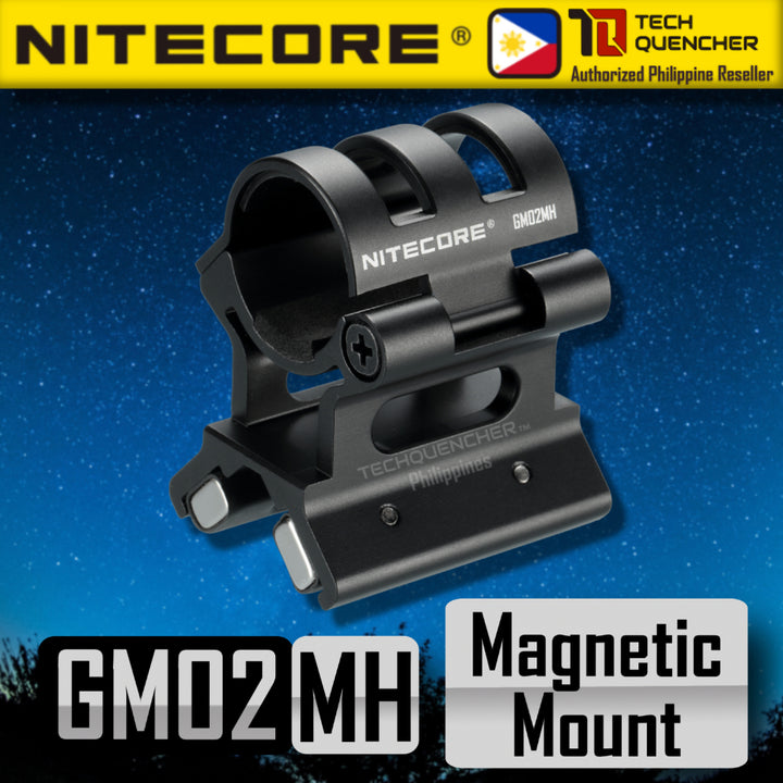 Nitecore GM02MH Flashlight Holder - Magnetic Mount System - Supports 1 inch ( 25.4mm ) Diameter
