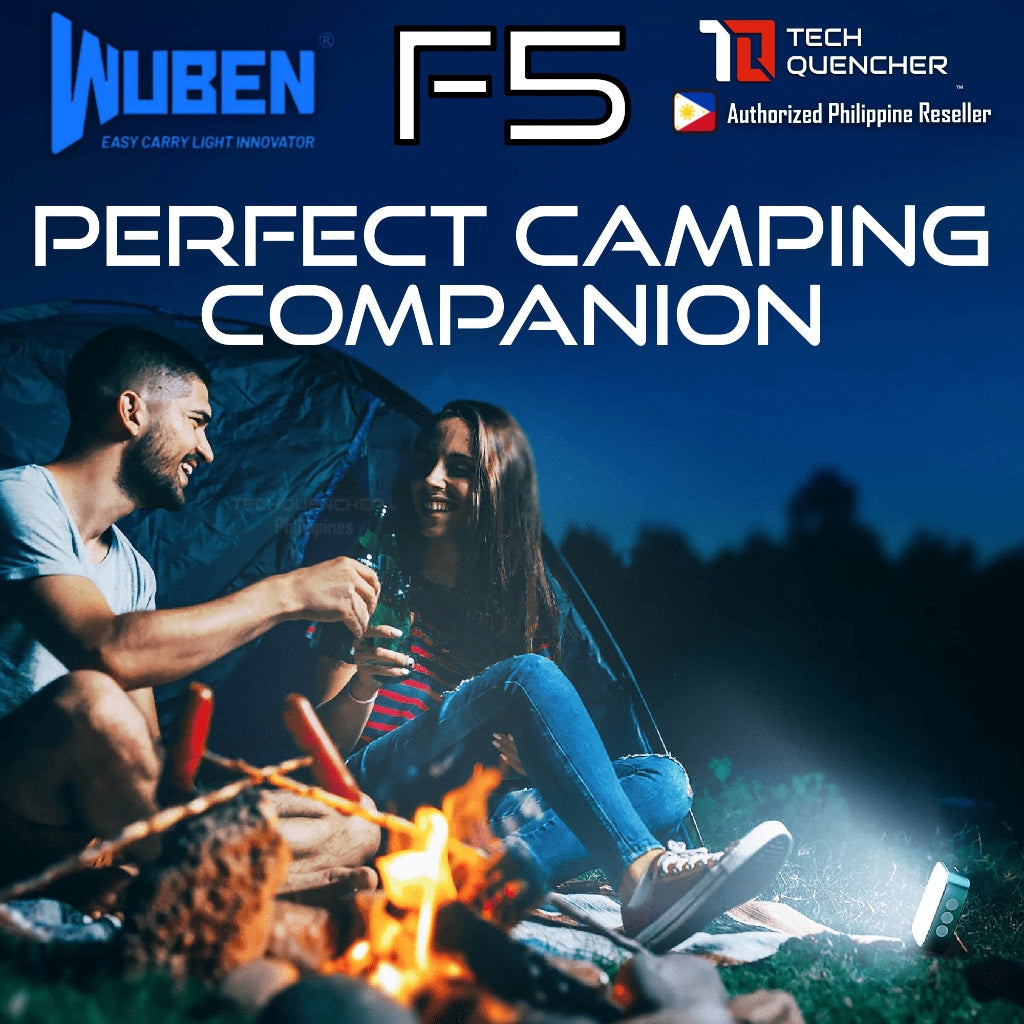 Wuben F5 Camping Light - Power Bank - 3 Color Temperature - USB-C Rechargeable 5200mAh Battery -IP64