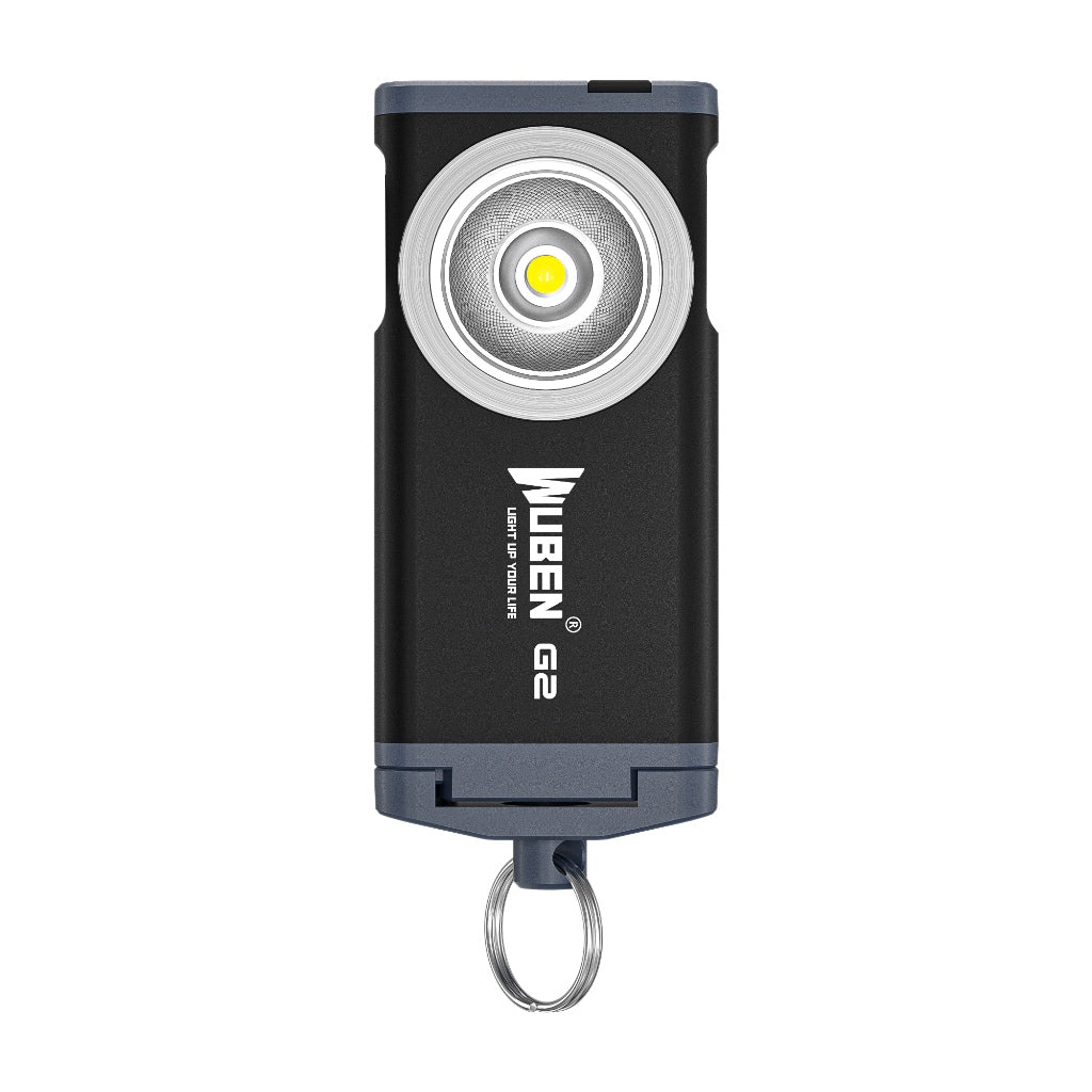 Wuben G2 Flashlight - 500 Lumens - Lightweight 28 grams - USB-C Rechargeable Battery - Magnetic Tail