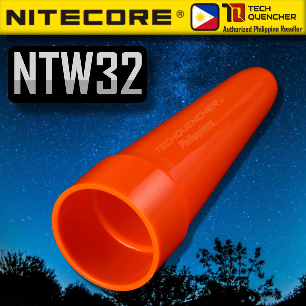 Nitecore NTW25 - NTW32 - NTW34 - NTW40 Flashlight Traffic Wand - Diffuser Cone Attachment