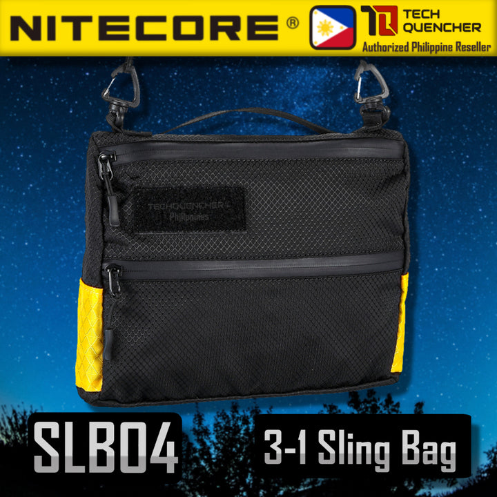 Nitecore SLB04 Sling Bag - 1.5 Liter - 400D Premium Nylon Fabric -Water Resistant Zipper- Ipad Mini