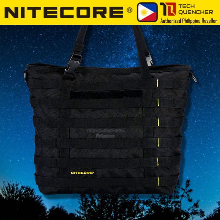 Nitecore SLB07 Tote Bag - 7L - Molle Strap System - 600D Wearproof Polyester Fabric - 15 inch Laptop
