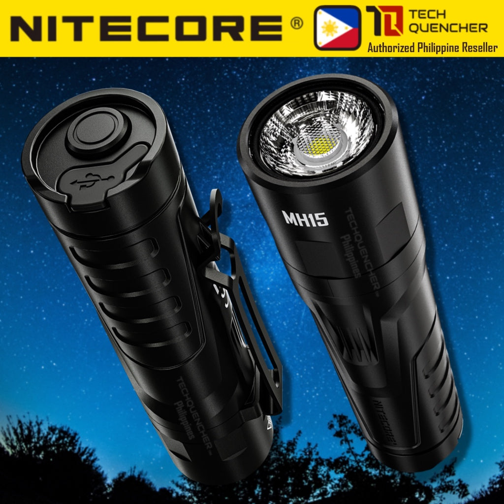 Nitecore MH15 Flashlight - Powerbank - 2000 Lumens - 5000mAh - USB-C Rechargeable - QC18W - IP68