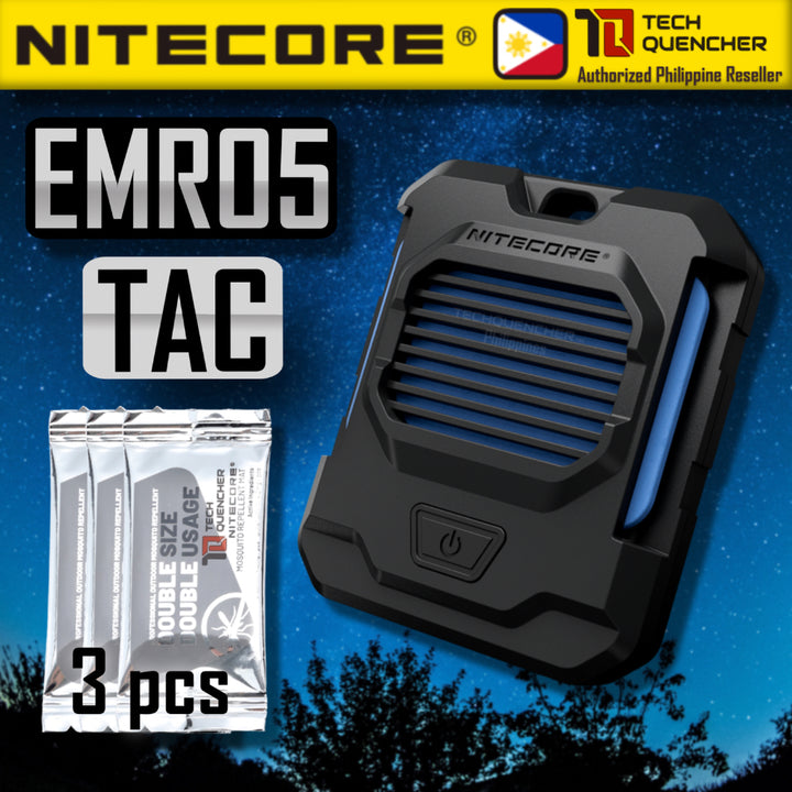 Nitecore EMR05 TAC - Ultra Portable Electronic Multipurpose Repeller - USB-C - External Power Source