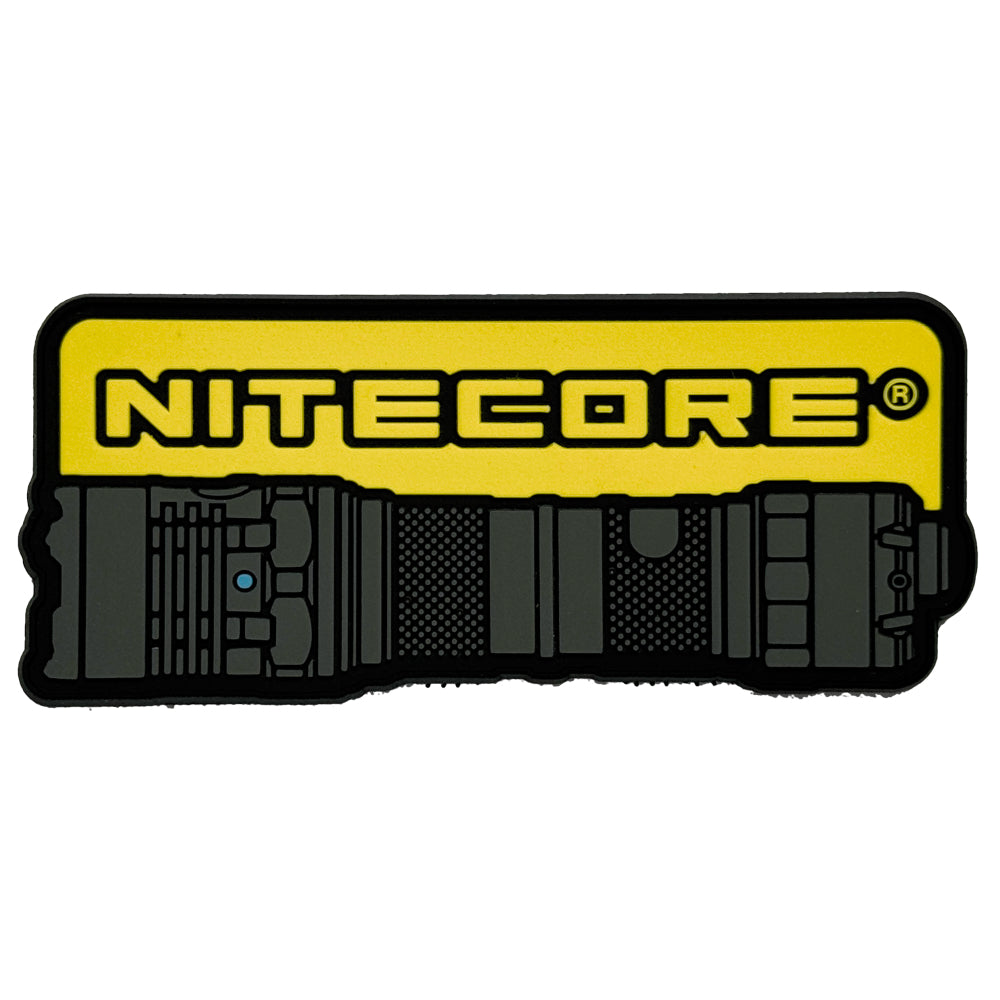 Nitecore Velcro Patch - Morale Patch - Embroidered Badge - For Bag Backpack Caps Vest Slingbag