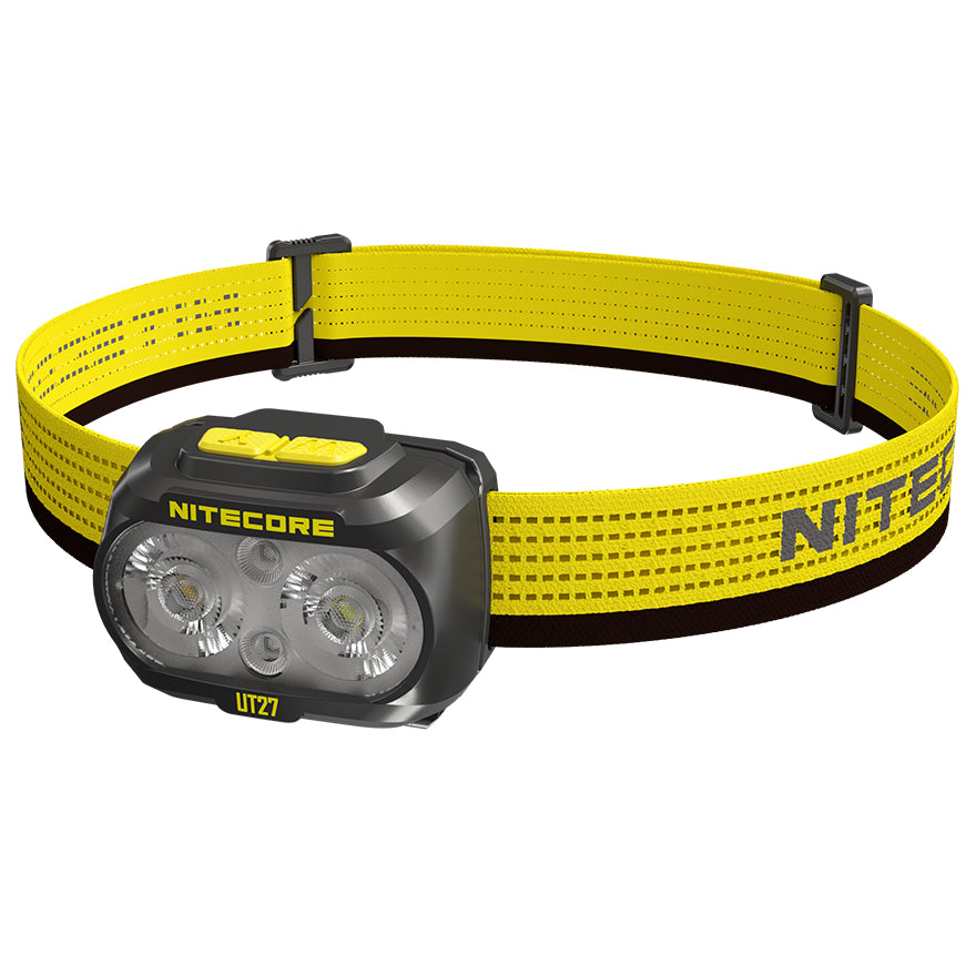 Nitecore UT27 800L V2 Headlamp 800 Lumens - USB-C Charging - Dual Power - Spotlight + Floodlight