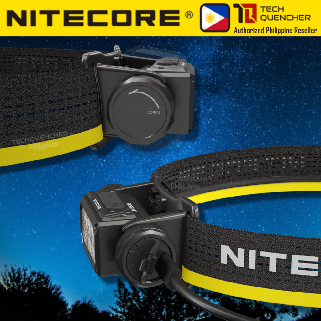 Nitecore HC65 UHE Headlamp 2000 Lumens - USB-C Rechargeable - 4000mAh Battery - 222 meter - IP68