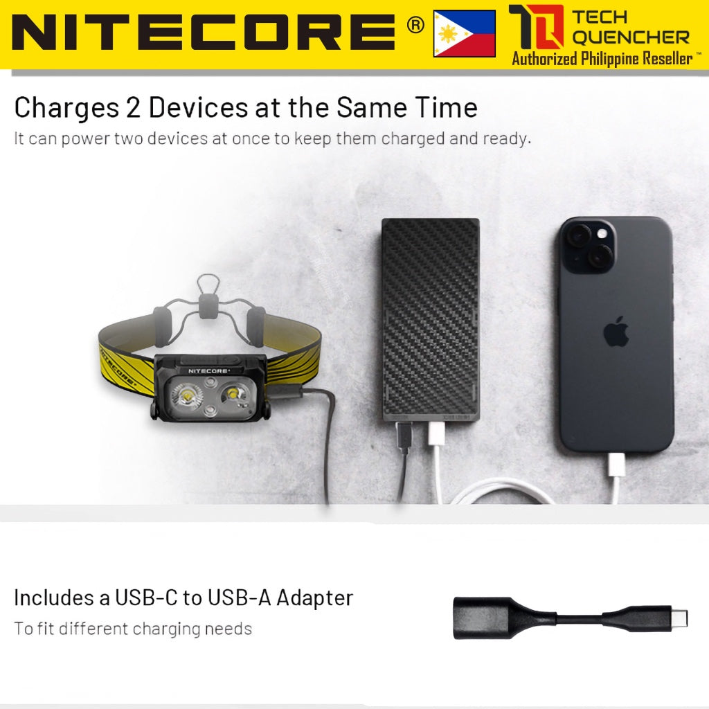 Nitecore NB10000 GEN3 - 10000 mAh Powerbank - Ultra Slim EDC - Carbon Fiber - 22.5w - PD QC 3.0