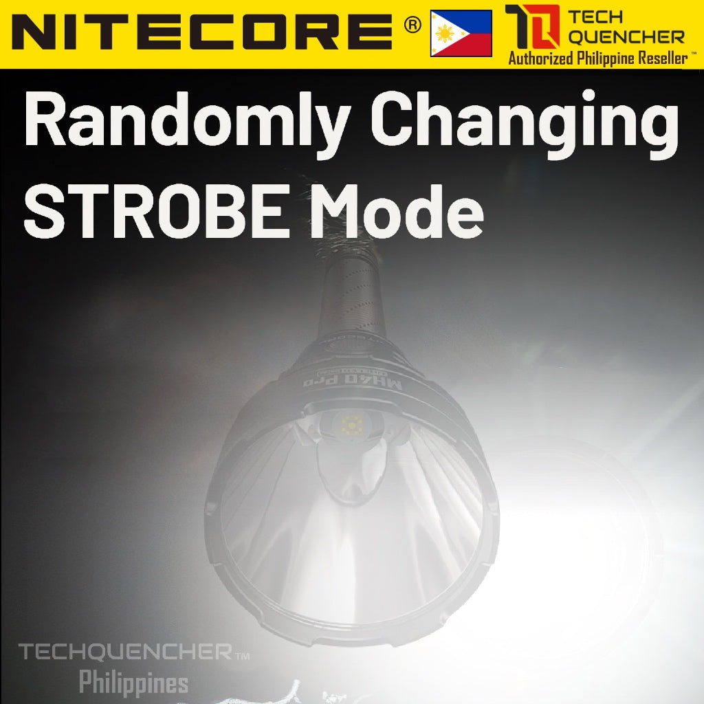 Nitecore MH40 Pro Flashlight - 3500 Lumens - 1300 Meters - Ultra Long Range -Wireless Remote -IP68