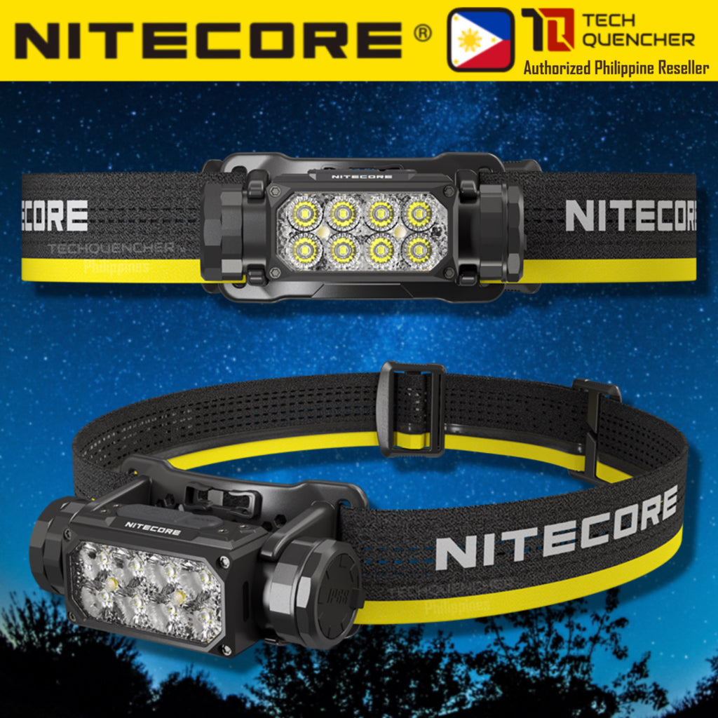 Nitecore HC65 UHE Headlamp 2000 Lumens - USB-C Rechargeable - 4000mAh Battery - 222 meter - IP68