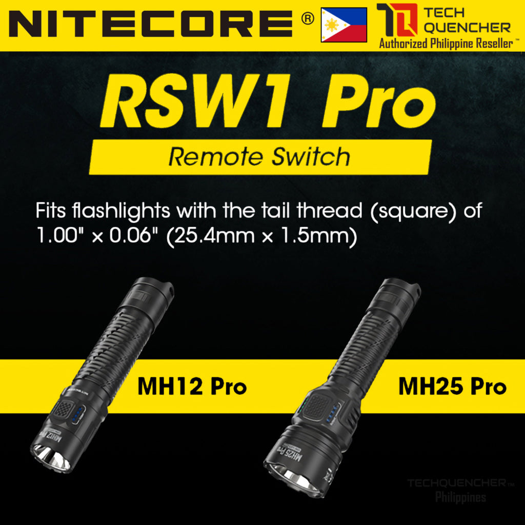 Nitecore RSW1 Pro Remote Switch for MH12 Pro - MH25 Pro and etc