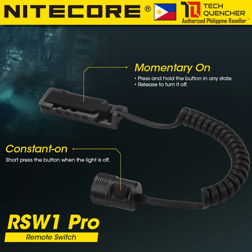 Nitecore RSW1 Pro Remote Switch for MH12 Pro - MH25 Pro and etc