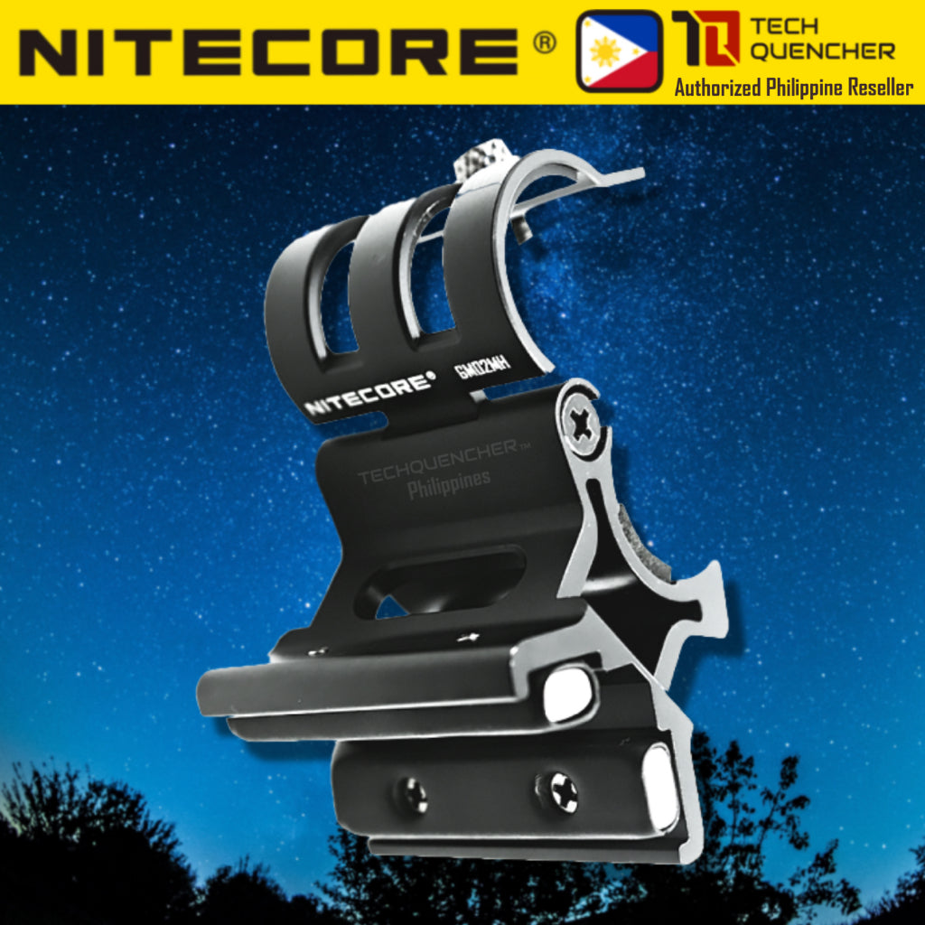 Nitecore GM02MH Flashlight Holder - Magnetic Mount System - Supports 1 inch ( 25.4mm ) Diameter