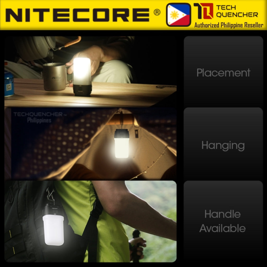 Nitecore LR70 Lantern - Flashlight - Powerbank- 3000 Lumens - 10000mah USB-C Rechargeable Battery