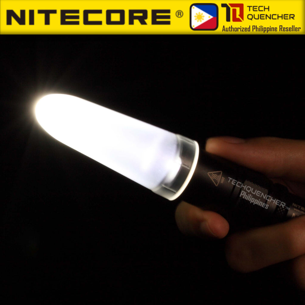 Nitecore NDF25 - NDF32 - NDF34 - NDF40 Flashlight White Diffuser - Cone Wand Attachment