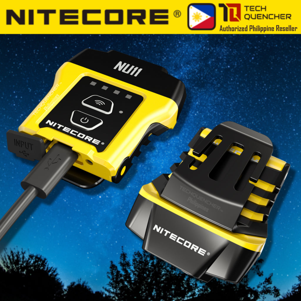 Nitecore NU11 Cap Light - Clip On - Intelligent IR Sensor - 150 Lumens - USB-C Rechargeable