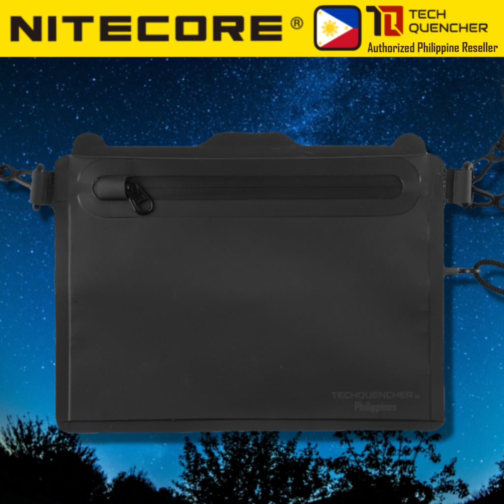 Nitecore SLB01 Outdoor Sling Bag - 1L - Triple Seal Waterproof - Clear Window - Water Resist Zipper