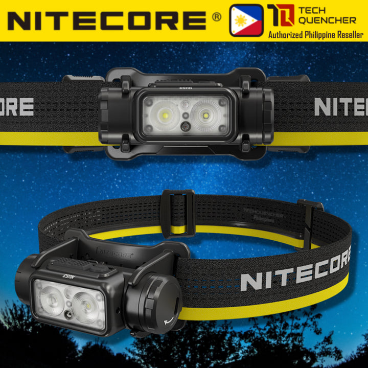 Nitecore NU53 Headlamp 1800 Lumens - 8 Core UHE LED - 16W USB-C Fast Charging 6000mah Battery - IP68