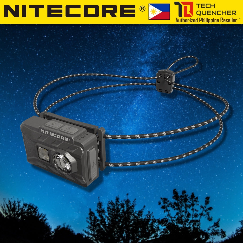 Nitecore NU20 Classic Headlamp 360 Lumens - USB-C Rechargeable 500mAh Battery - 38grams - IP66