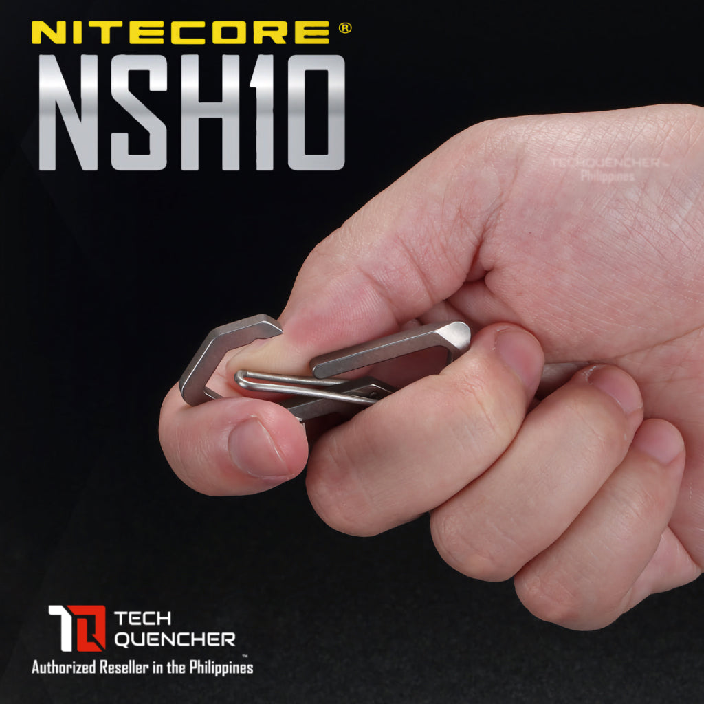 Nitecore NSH10 Titanium Carabiner Snap Hook Multi-Tool