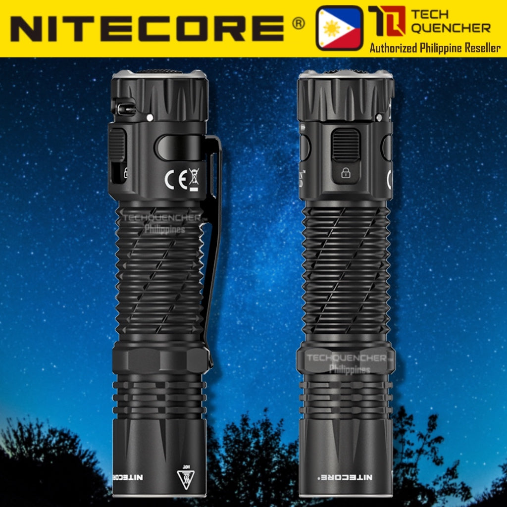 Nitecore EDC33 Flashlight with Lumin Shield - 4000 Lumens  - USB-C Rechargeable - 450m beam  - IP68