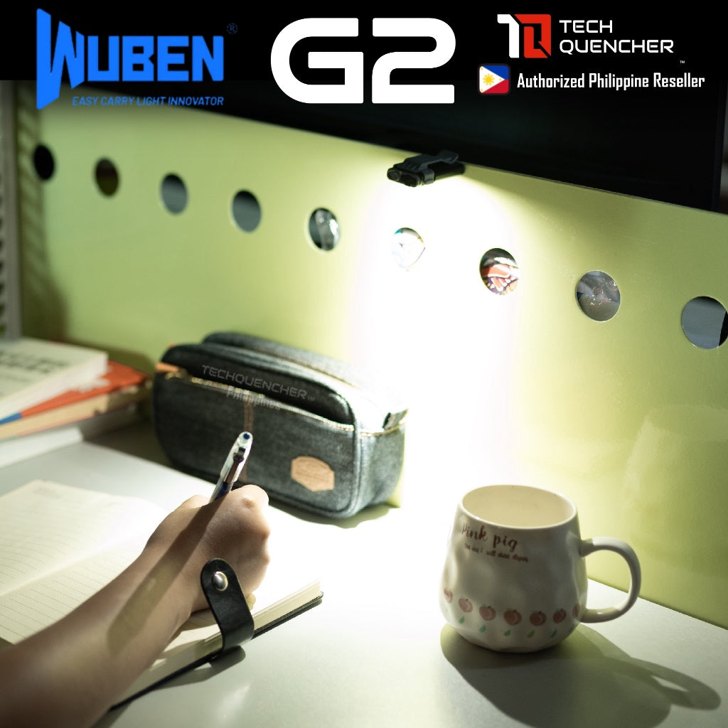 Wuben G2 Flashlight - 500 Lumens - Lightweight 28 grams - USB-C Rechargeable Battery - Magnetic Tail