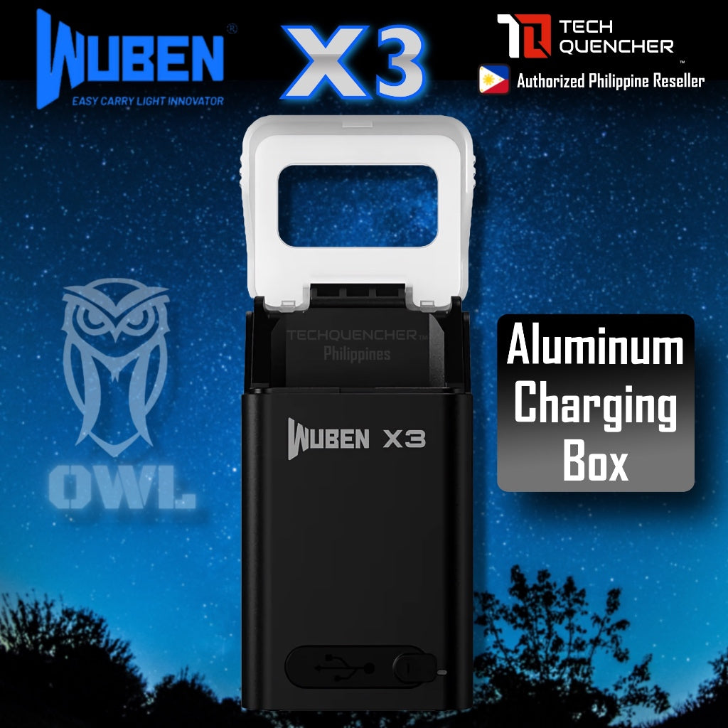 Wuben X3 Flashlight - 700 Lumens -Rotating Head - Wireless Charging - Magnetic Base - Mini EDC