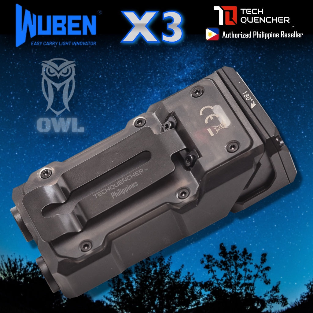 Wuben X3 Flashlight - 700 Lumens -Rotating Head - Wireless Charging - Magnetic Base - Mini EDC