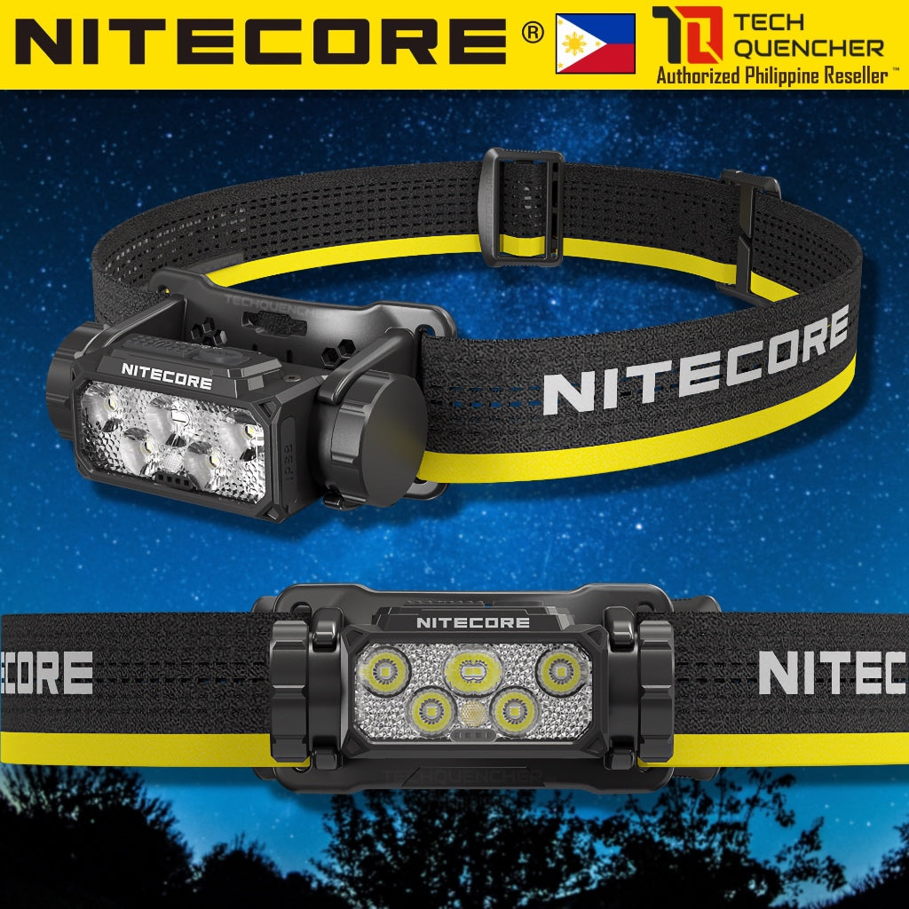 Nitecore HC60 UHE Headlamp 1600 Lumens - USB-C Rechargeable - 4000mAh Battery - 157 meter - IP68