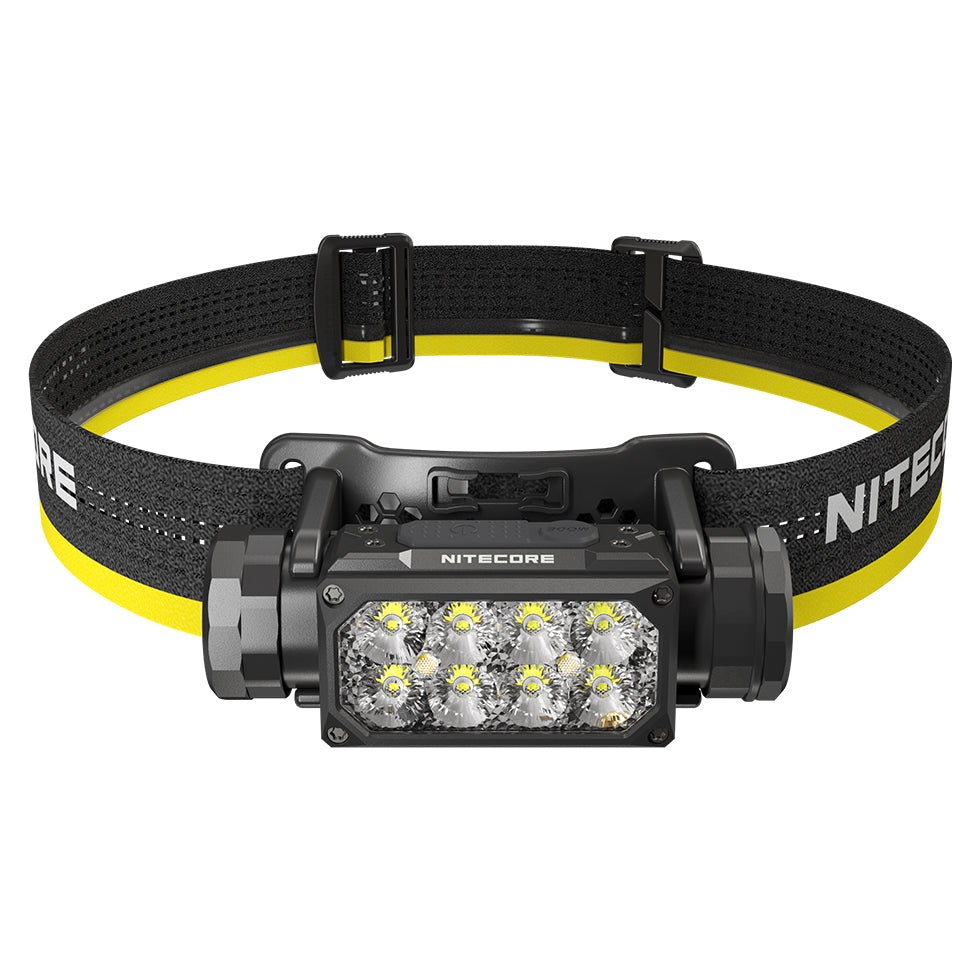 Nitecore HC65 UHE Headlamp 2000 Lumens - USB-C Rechargeable - 4000mAh Battery - 222 meter - IP68