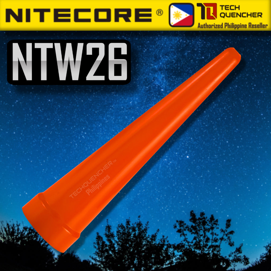 Nitecore NTW25 - NTW32 - NTW34 - NTW40 Flashlight Traffic Wand - Diffuser Cone Attachment