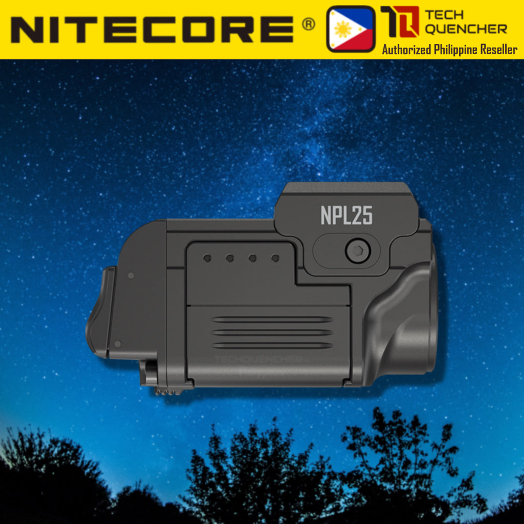 Nitecore NPL25 Flashlight 900 Lumens 500mAh Magnetic Charging Removable Battery