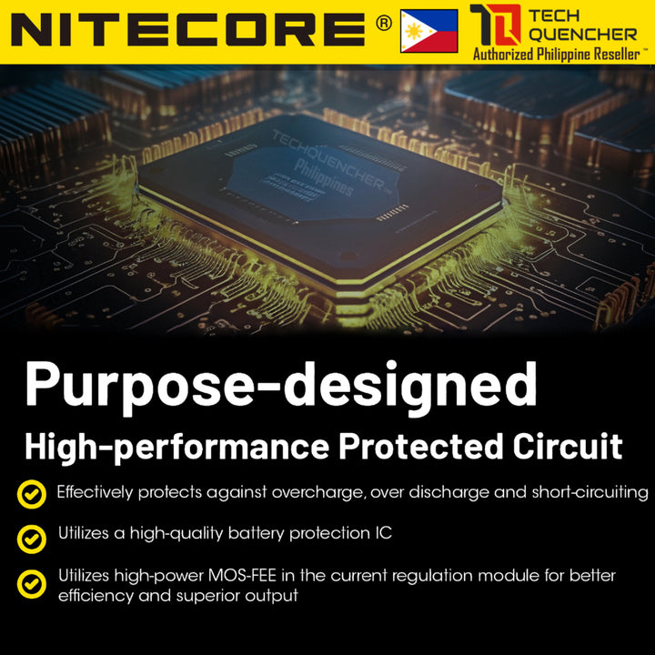 Nitecore NL1816R - 18350 - 1600mAh - USB-C - High Performance Protected Li-ion Rechargeable Battery