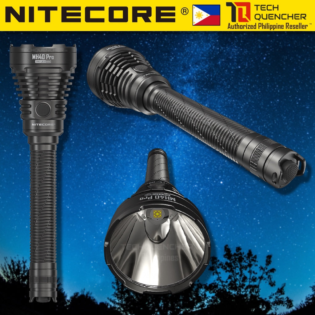 Nitecore MH40 Pro Flashlight - 3500 Lumens - 1300 Meters - Ultra Long Range -Wireless Remote -IP68