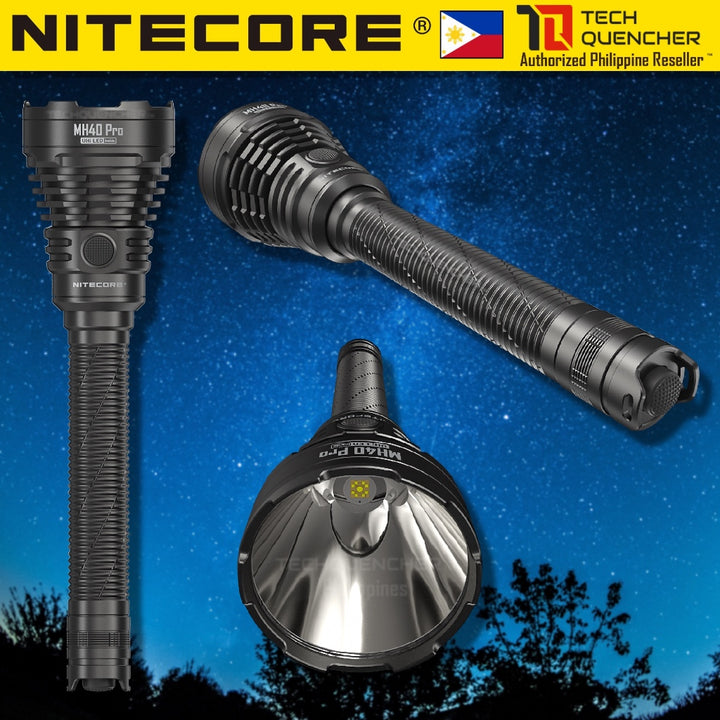 Nitecore MH40 Pro Flashlight - 3500 Lumens - 1300 Meters - Ultra Long Range -Wireless Remote -IP68