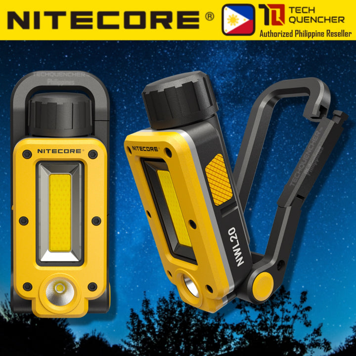 Nitecore NWL20 Multifunction Work Light - 600 Lumens - Floodlight - Spotlight - Replaceable Battery