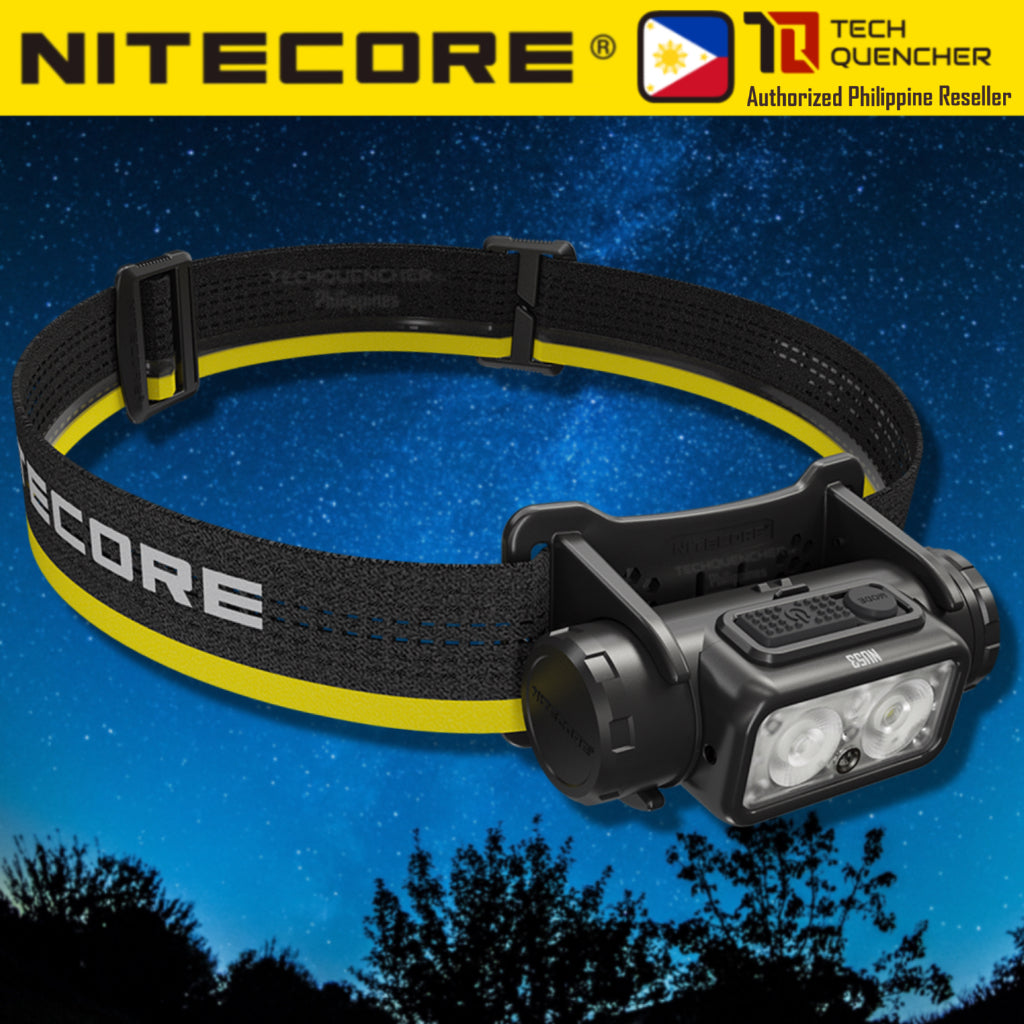 Nitecore NU53 Headlamp 1800 Lumens - 8 Core UHE LED - 16W USB-C Fast Charging 6000mah Battery - IP68