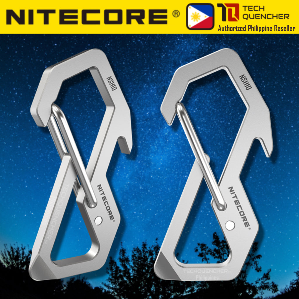 Nitecore NSH10 Titanium Carabiner Snap Hook Multi-Tool
