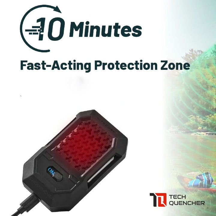 Nitecore EMR15 - Portable Electronic Repeller - USB-C - External Power Source - 62g -16ft Protection