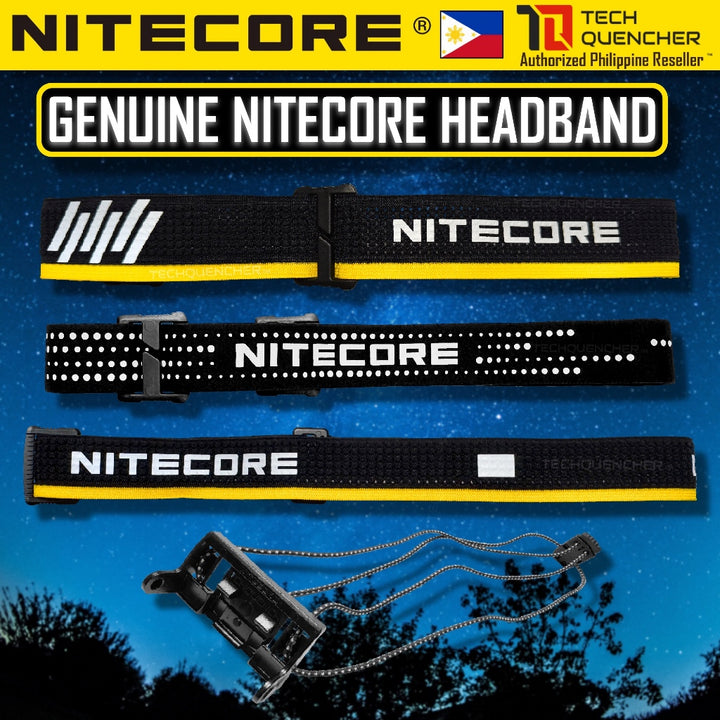 Nitecore Headband - Genuine Original Headstrap - for Nitecore Headlamp - NU HC UT HA Series and More