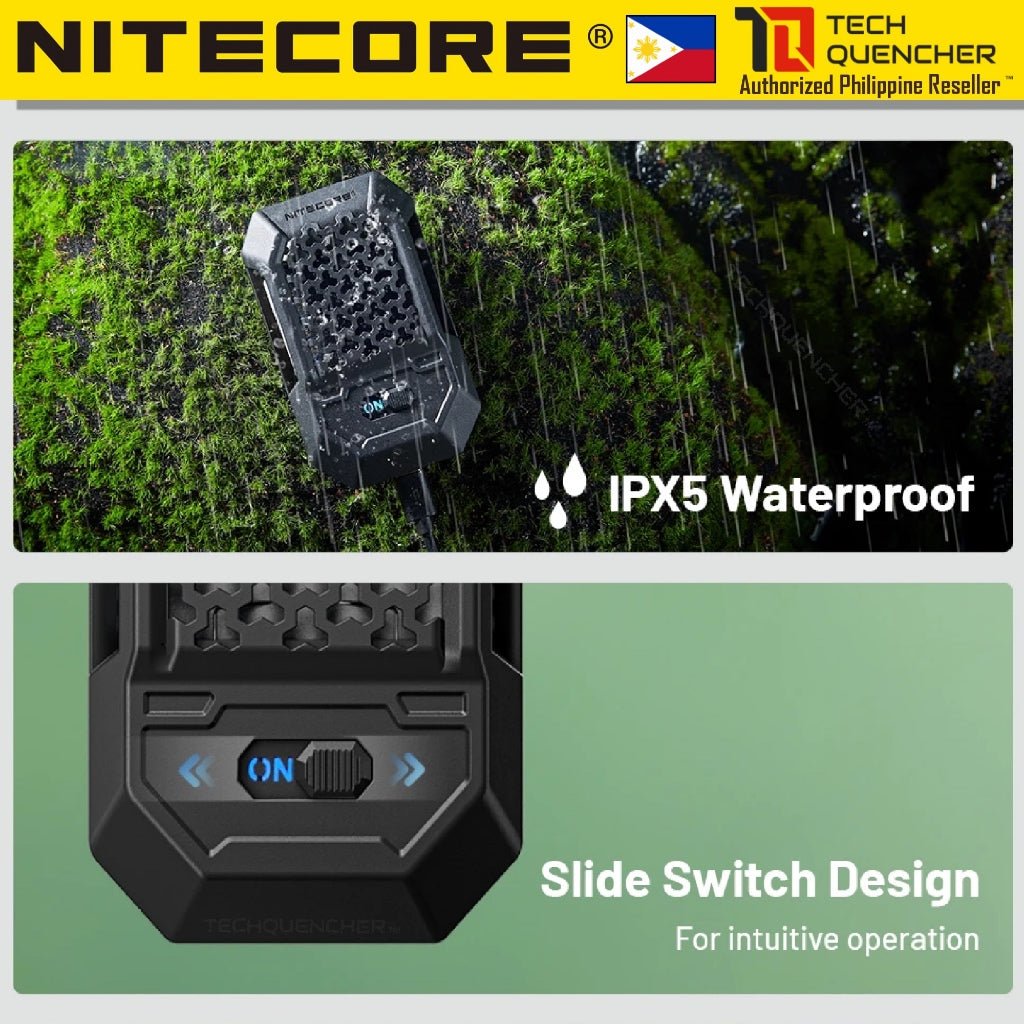 Nitecore EMR15 - Portable Electronic Repeller - USB-C - External Power Source - 62g -16ft Protection