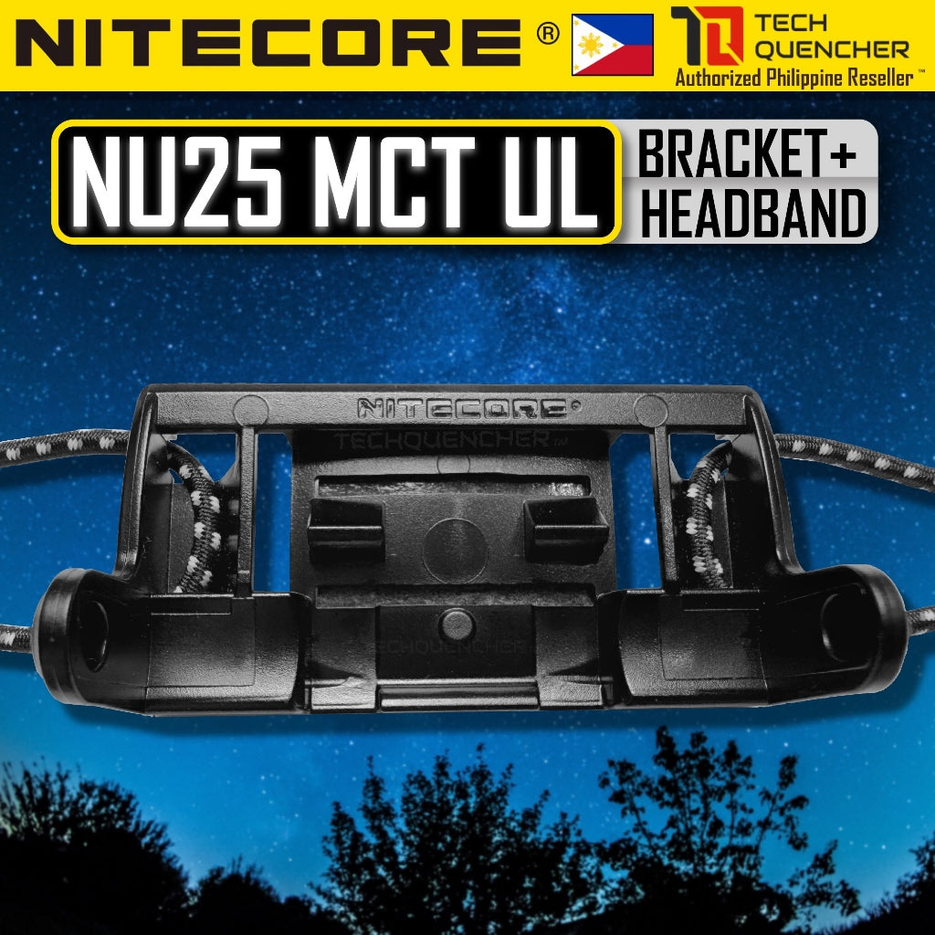 Nitecore Headband - Genuine Original Headstrap - for Nitecore Headlamp - NU HC UT HA Series and More