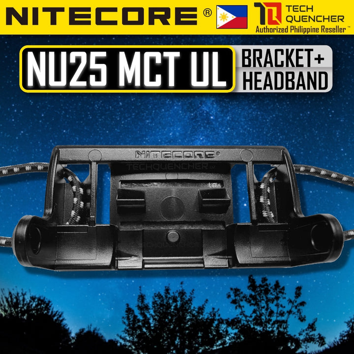 Nitecore Headband - Genuine Original Headstrap - for Nitecore Headlamp - NU HC UT HA Series and More