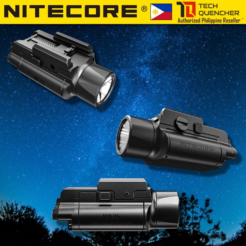 Nitecore NPL35 Flashlight - 2000 Lumens - 412m - 1900mAh Battery- USB-C Charging - Strobe - 129g