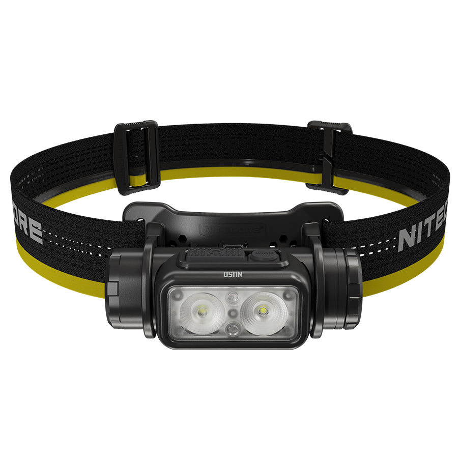 Nitecore NU50 Headlamp 1400 Lumens -146g -Dual Output - USB-C Rechargeable 5000mah Battery - IP68